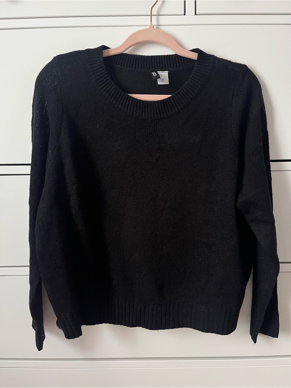 H&M Black Crewneck Sweater - Women's